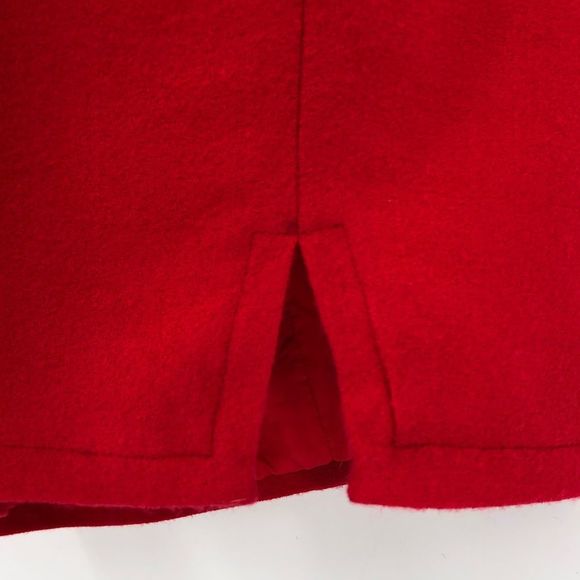 70’s Vintage Bill Blass Red Neiman Marcus Crisscross Lace Up Elbow Sleeve Dress - Picture 11 of 16